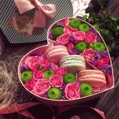 Сердце с вкусняшками