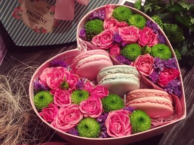 Сердце с вкусняшками