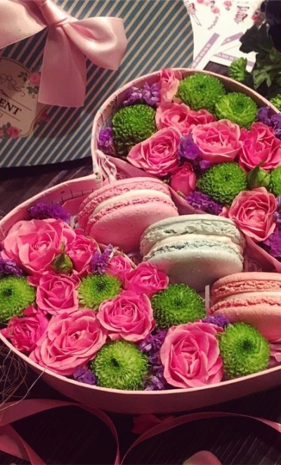 Сердце с вкусняшками