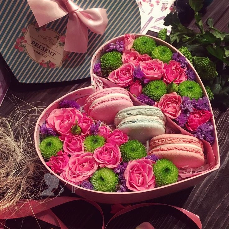 Сердце с вкусняшками