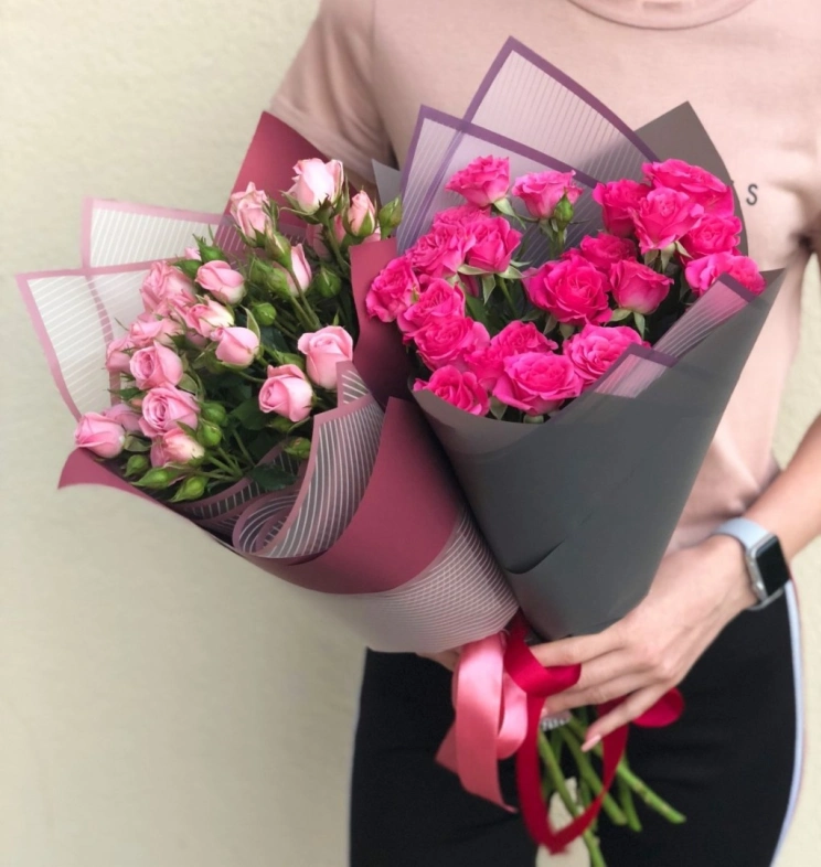 Букет из кустовых роз &laquo;Приятный комплимент&raquo;