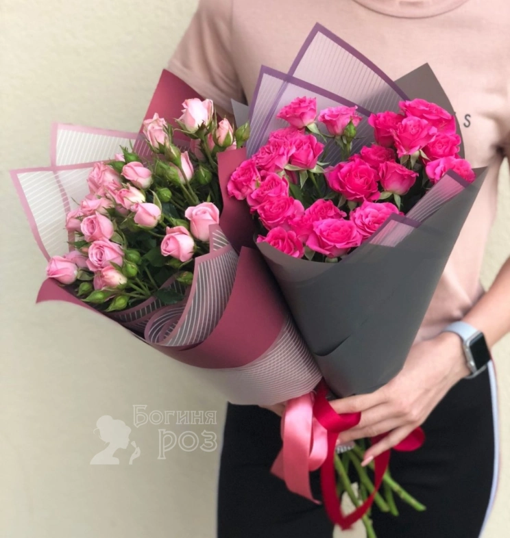 Букет из кустовых роз &laquo;Приятный комплимент&raquo;