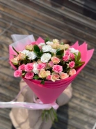 Ассорти из кустовых роз 1