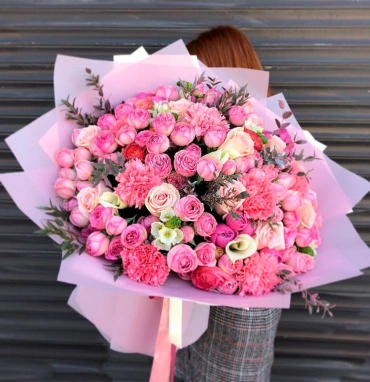 Сборный букет «Сливки»