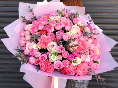 Сборный букет «Сливки»