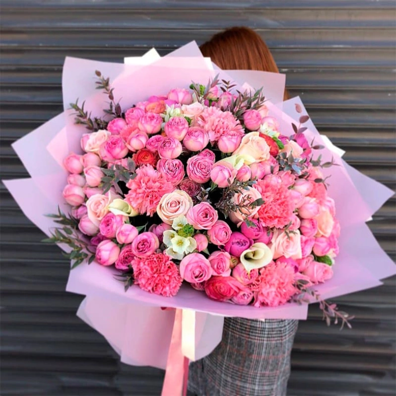 Сборный букет &laquo;Сливки&raquo;