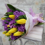 Тюльпаны с гиацинтами 0