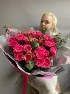 Букет из кустовых роз 0