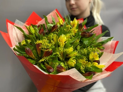 Букет из Альстромерии