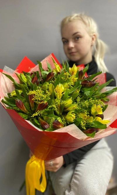 Букет из Альстромерии