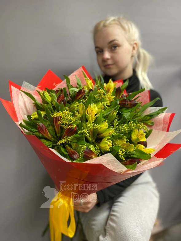 Букет из Альстромерии