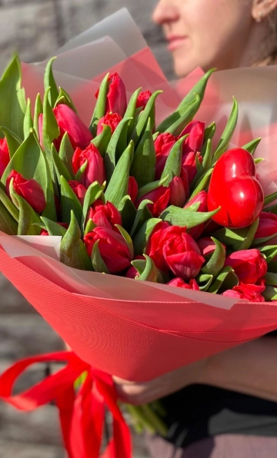 Букет из Тюльпанов 35 шт 