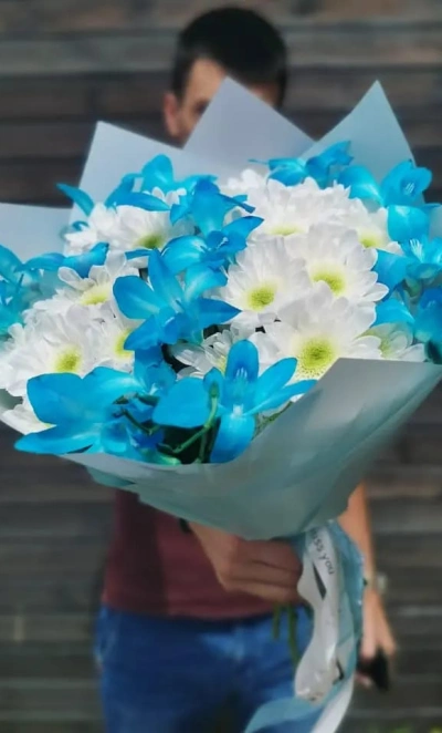 Голубые бабочки