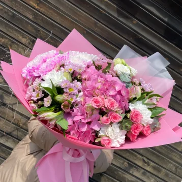 С гортензией