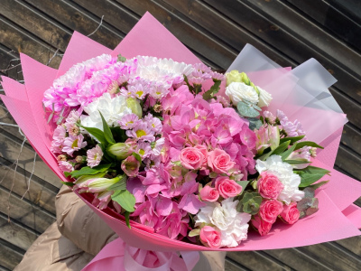 С гортензией