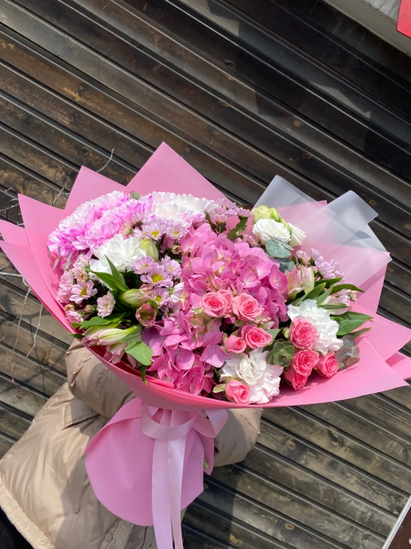 С гортензией