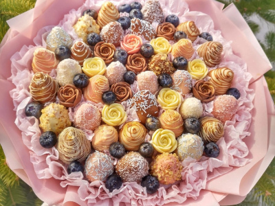 Клубника с шоколадом