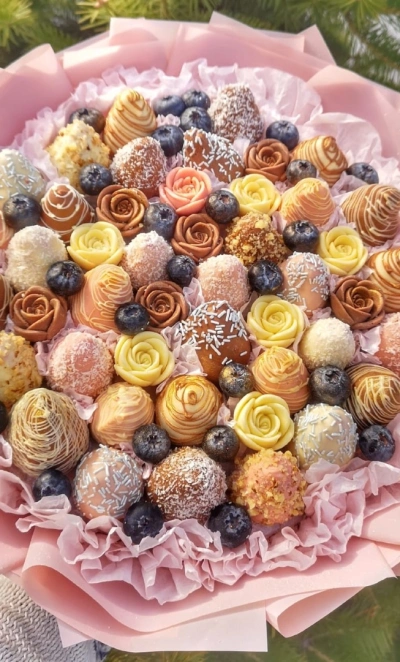 Клубника с шоколадом