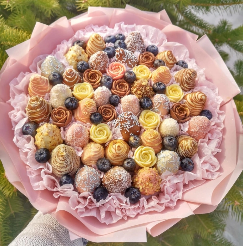 Клубника с шоколадом