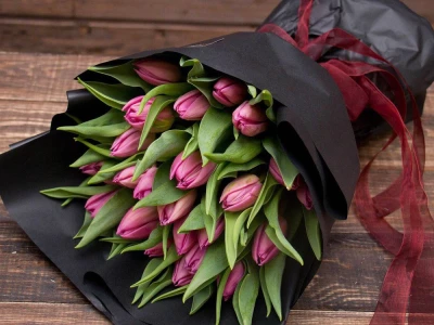 Стильные тюльпаны