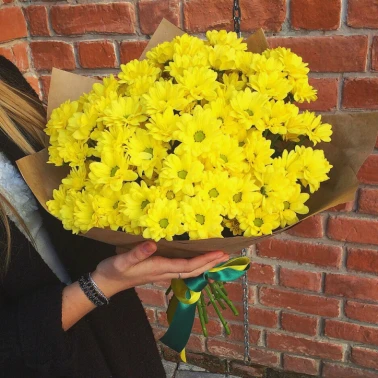 Букет из хризантем «Ноябрь»
