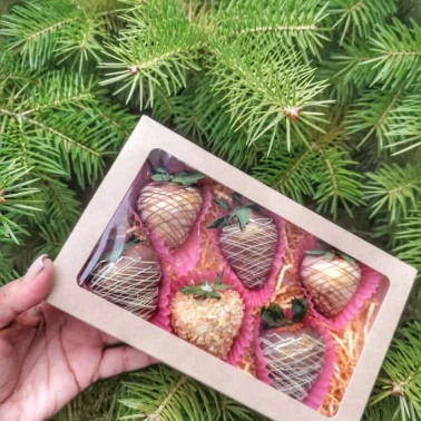 Клубника в шоколаде 6 Шт