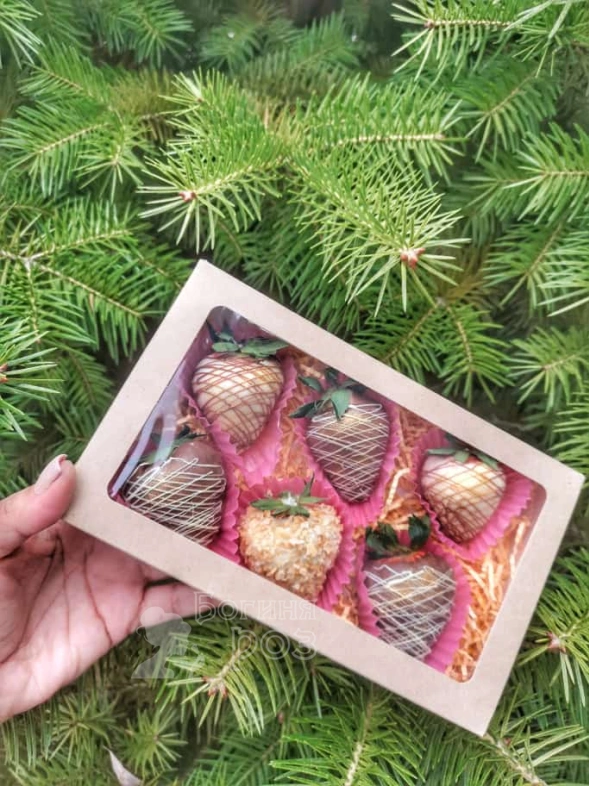 Клубника в шоколаде 6 Шт