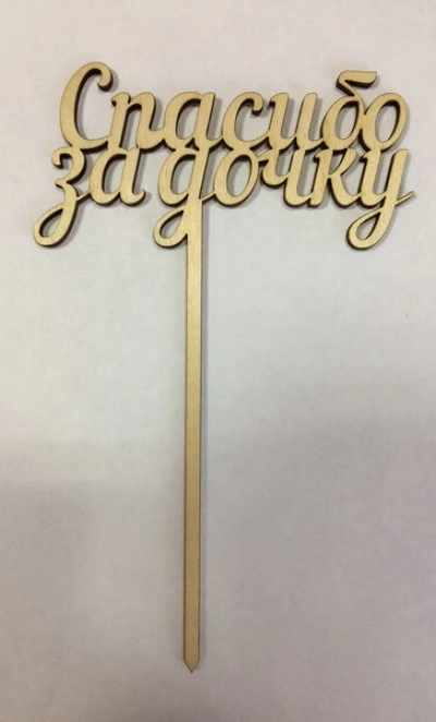 Спасибо за дочку