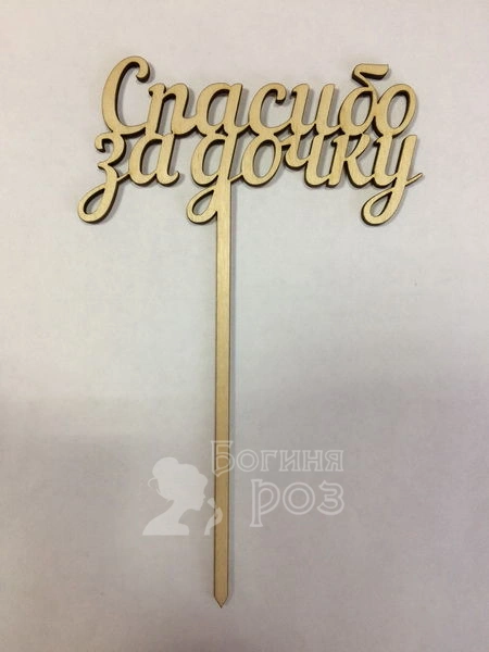 Спасибо за дочку